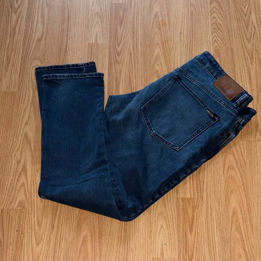 Vintage Volcom Stone Tapered Denim Jeans  Indigo (2010)